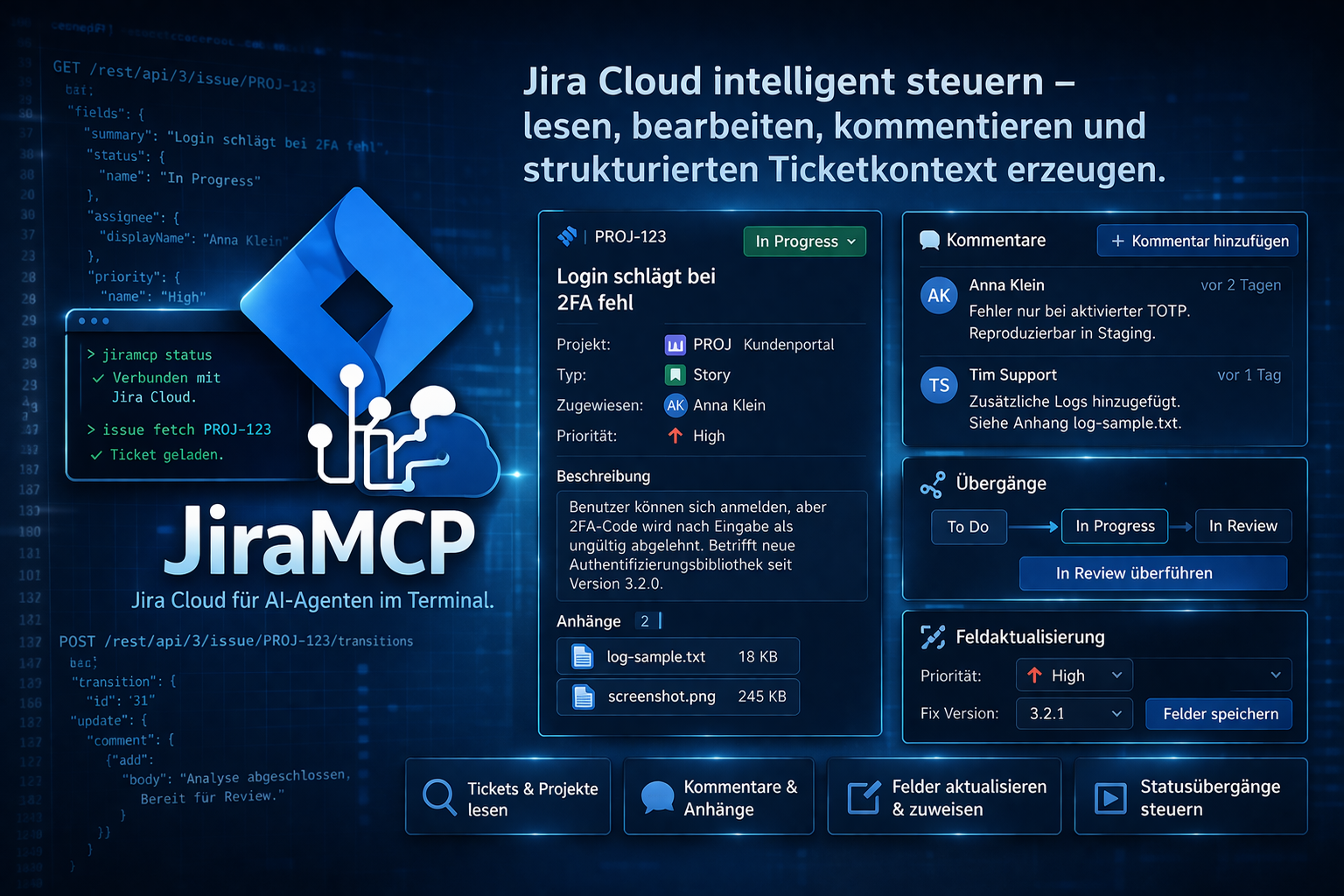 JiraMCP Logo