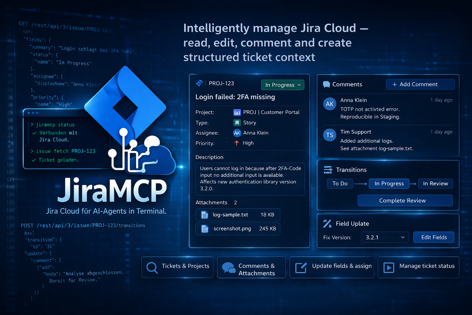 JiraMCP Logo